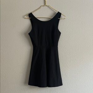 Lulu's Classic Black Mini Dress
